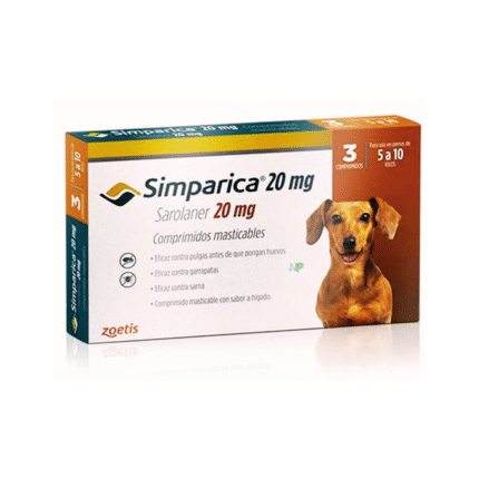 Simparica 20mg (5 a 10kg)