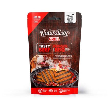 Naturalistic Grill Tasty Beef hamburguesa BBQ