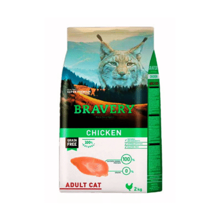 Bravery Gato Adulto Pollo