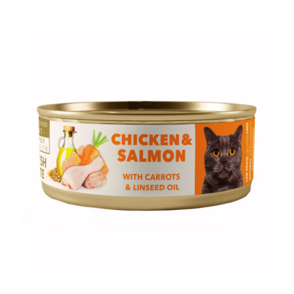 Lata Amity Gato Chicken, Salmon Adult