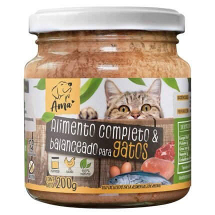 AMA Alimento completo para gatos 200g tarro